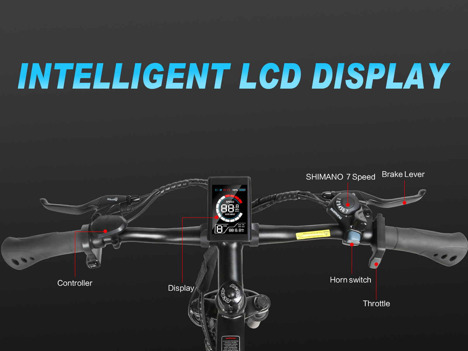 Samebike EBE2 horský elektrobicykel s torque senzorom 5